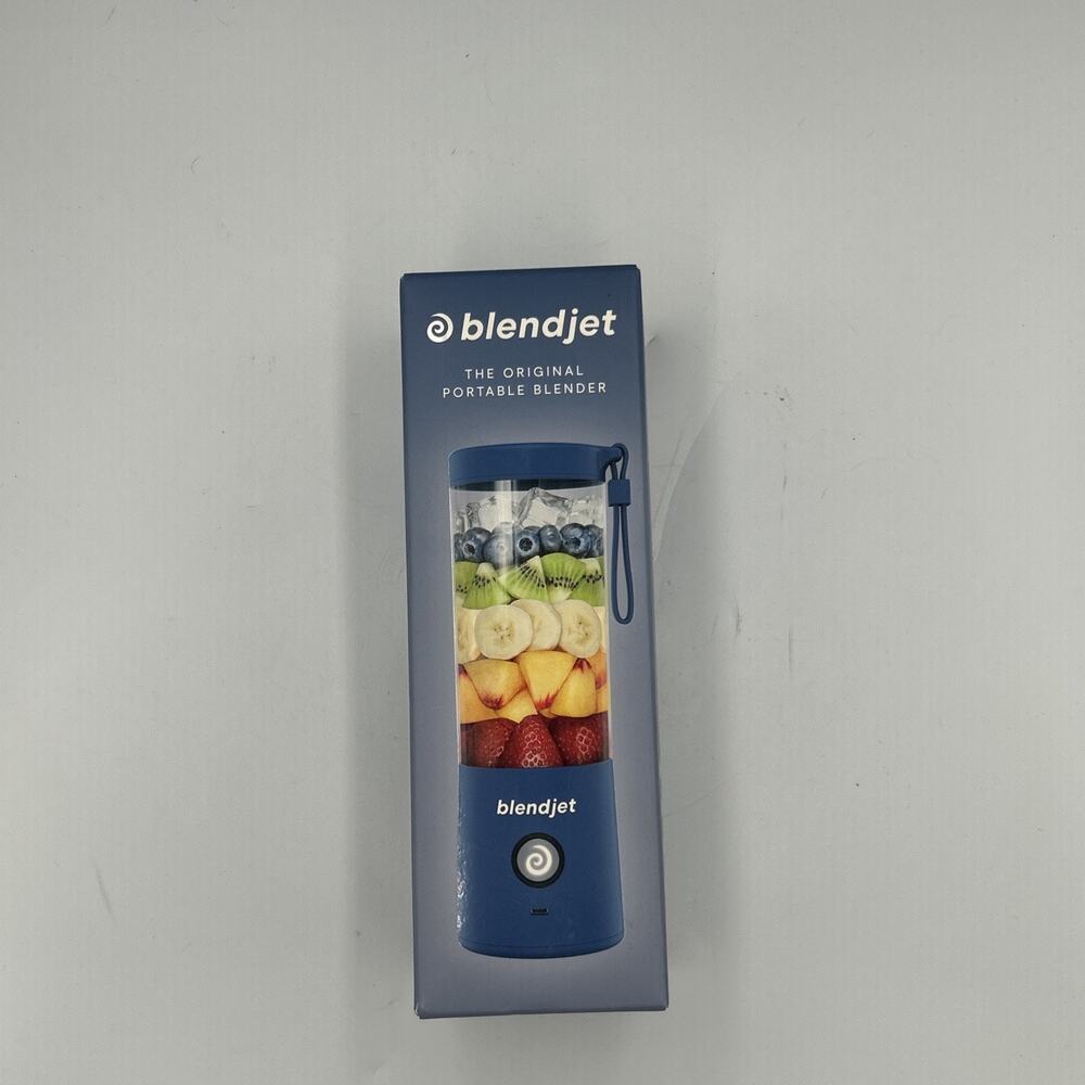 BlendJet Original Portable Blender USB Rechargeable Smoothie Maker Blue OB